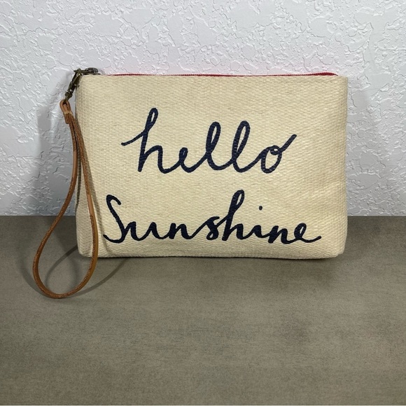 Joules Clothing Wristlet Cosmetic Bag “Hello Sunshine” - Picture 1 of 4
